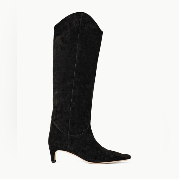 STAUD Wally Western Suede Boot - Picture 1 of 11